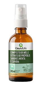Extrato De Própolis Spray Menta E Copaíba 30ml Qualylife