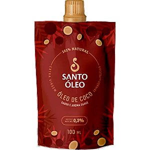 Óleo De Coco Extravirgem 100ml Santo Óleo