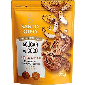 Açúcar De Coco 200g Santo Óleo