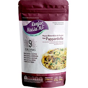 Pappardelle Konjac Sem Glúten Vegano 270g