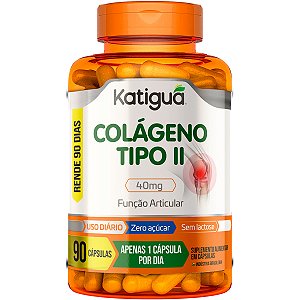 Colágeno Tipo 2 40mg 90 Cápsulas Katiguá