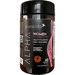 Alpha Women Multivitamínico Puravida 60 Cápsulas