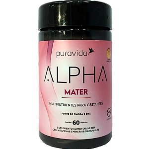 Alpha Mater Multivitamínico Puravida 60 Cápsulas