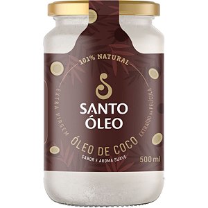 Óleo de Coco Extravirgem Película 500ml Santo Óleo