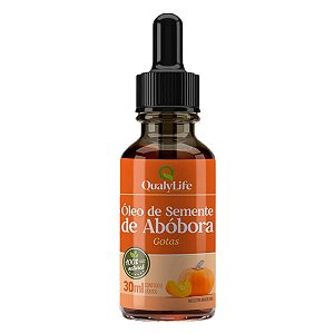Óleo De Semente De Abóbora Em Gotas 30ml Qualylife