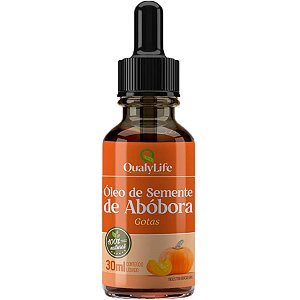 Óleo De Semente De Abóbora Em Gotas 30ml Qualylife
