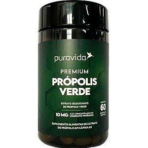 Própolis Verde Premium 60 Cápsulas Puravida