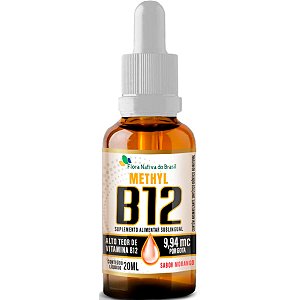 Vitamina B12 Metilcobalamina Gotas 20ml Flora Nativa