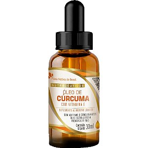 Óleo de Cúrcuma com Vitamina E 30ml Flora Nativa