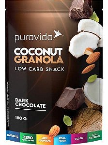 Granola Coconut Dark Chocolate 180g Puravida