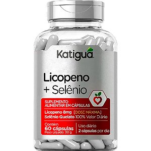 Licopeno e Selênio 60 Cápsulas Katiguá