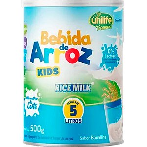 Bebida de Arroz Kids Rice Milk Sem Lactose 500g Unilife