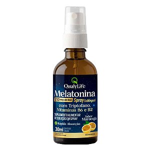 Melatonina Spray Sabor Maracujá 30ml Qualylife