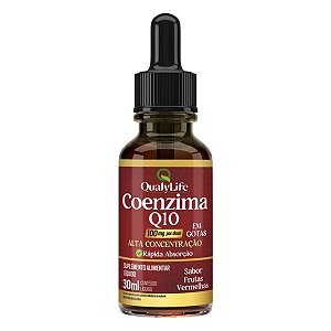 Coenzima Q10 Gotas 100mg 30ml Qualylife