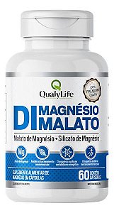 Magnésio Dimalato 60 Cápsulas Qualylife