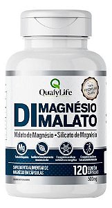 Magnésio Dimalato 120 Cápsulas Qualylife