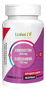Condroitina E Glucosamina 60 Cápsulas Linho Lev