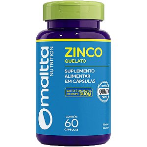 Zinco Quelato 60 Cápsulas Duom