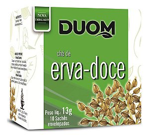 Chá de Erva Doce 10 Sachês Duom