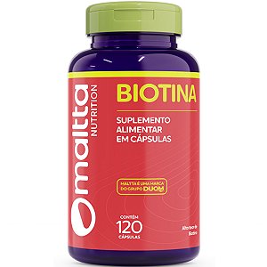 Biotina 120 Cápsulas Duom