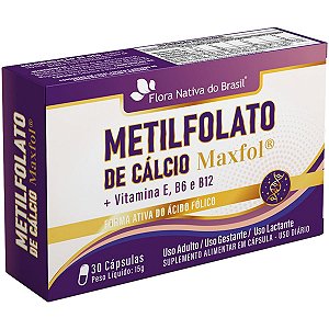 Metilfolato De Calcio 30 Cápsulas Flora Nativa