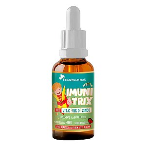 Imunitrix Kids Vitamina C D3 e Zinco Gotas 30ml Flora Nativa