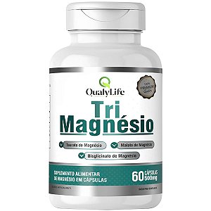 Tri Magnésio 60 Cápsulas Qualylife