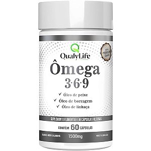 Ômega 3, 6 E 9 60 Cápsulas Qualylife