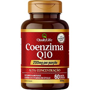 Coenzima Q10 200mg 60 Cápsulas Qualylife
