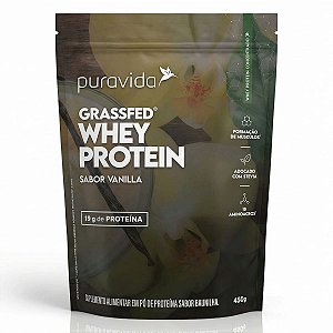 Whey Protein Grassfed Vanilla 450g Puravida