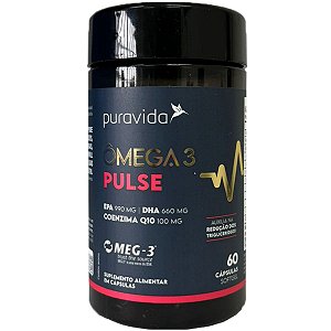 Ômega 3 Pulse 60 Cápsulas Puravida