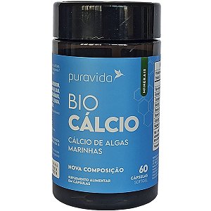 Bio Cálcio 60 Cápsulas Puravida