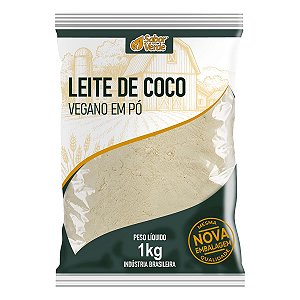 Leite de Coco em Pó Vegano Kg Sabor Verde