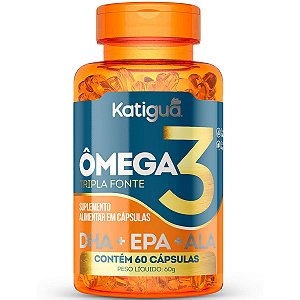 Ômega 3 Tripla Fonte 60 Cápsulas Katiguá