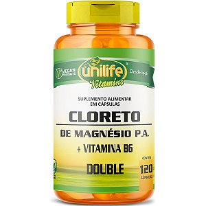 Cloreto de Magnésio P.A. 120 Cápsulas Unilife