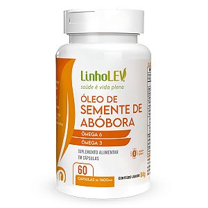 Oleo De Semente De Abobora 60 Capsulas Linho Lev