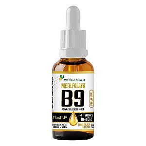 Vitamina B9 Sublingual Metilfolato 30ml Flora Nativa