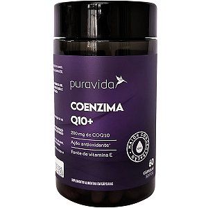 Coenzima Q10 200mg Premium 60 Cápsulas Puravida