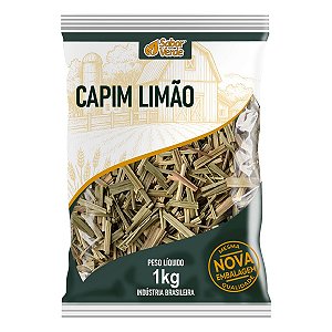 Cha De Capim Limão Cidreira Premium 1kg Sabor Verde