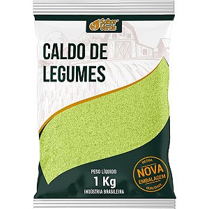 Caldo de Legumes 1kg Tempero Premium Sabor Verde