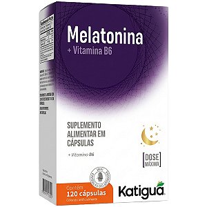 Melatonina E Vitamina B6 120 Capsulas Softgel Katigua