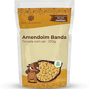 Amendoim Torrado Com Sal 200g Taina Alimentos