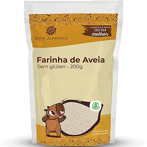 Farinha De Aveia Sem Glúten 200g Taina Alimentos
