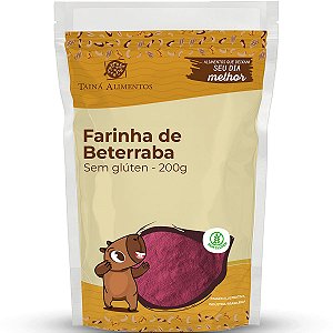 Farinha De Beterraba 200g Taina Alimentos