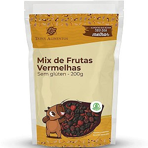 Mix Frutas Vermelhas 200g Taina Alimentos