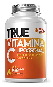 Vitamina C Lipossomal 60 Cápsulas True Source