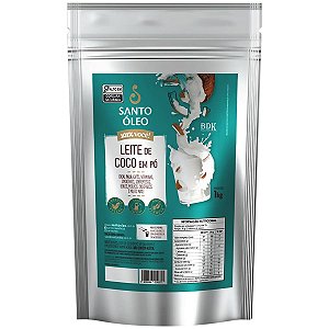 Leite De Coco Em Pó Vegano Zero Lactose 1kg Santo Óleo