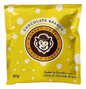 Cookie Chocolate Branco 80g Grand Monkey