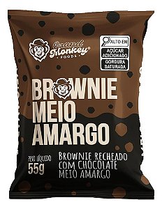 Brownie Chocolate Meio Amargo 55g Grand Monkey