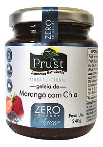 Geleia De Morango Com Chia Zero Açucar 240g Prust